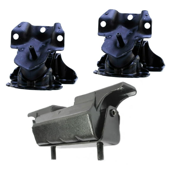 CF Advance For 07-13 GMC Sierra 1500 / Chevrolet Silverado 1500 4.3L 4WD Engine Motor and Transmission Mount A5581x2 A2638 Set of 3PCS 2007 2008 2009 2010 2011 2012 2013