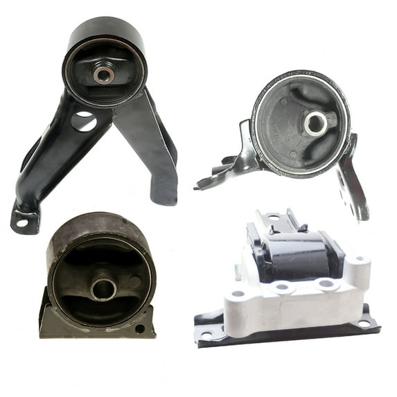 CF Advance For 08-13 Mitsubishi Outlander 2.4L AWD Engine Motor and Automatic Transmission Set of 4PCS A4648 A4644 A5476 A5418 2008 2009 2010 2011 2012 2013