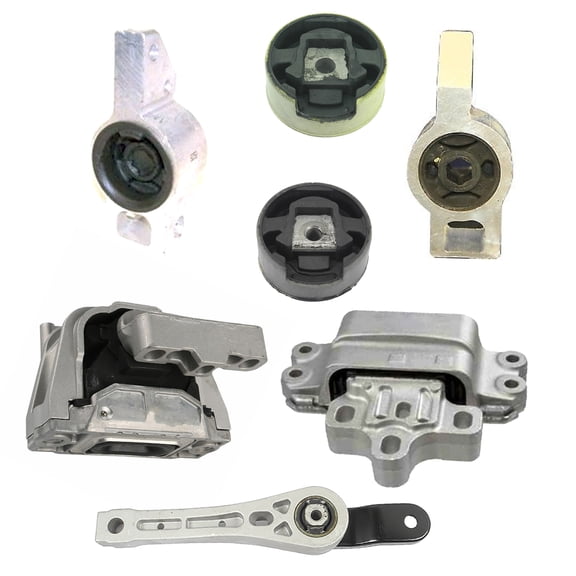 CF Advance For 10-13 Audi A3 2.0L Turbo DIESEL Engine Motor and Transmission Mount A6981 A6965 A6966 A6964 A6969 A6962 A6960 Set of 7PCS 2010 2011 2012 2013