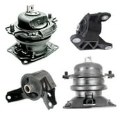 CF Advance لـ 11-16 Honda Odyssey 3.5L Engine Motor and Transmission Mount Set of 4PCS A4587 A65057 A4575EL A65017EL 2011 2012 2013 2014 2015 2017