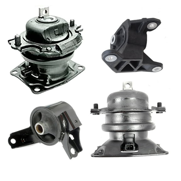 CF Advance For 11-16 Honda Odyssey 3.5L Engine Motor and Transmission Mount Set of 4PCS A4587 A65057 A4575EL A65017EL 2011 2012 2013 2014 2015 2016 2017