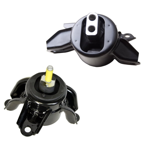 CF Advance For 12-17 Hyundai Accent Elantra Coupe Veloster Kia Forte Koup Rio 1.6L 1.8L 2.0L Engine Motor and Manual Transmission Mount Set of 2PCS A71004 A71032 2012 2013 2014 2015 2016 2017