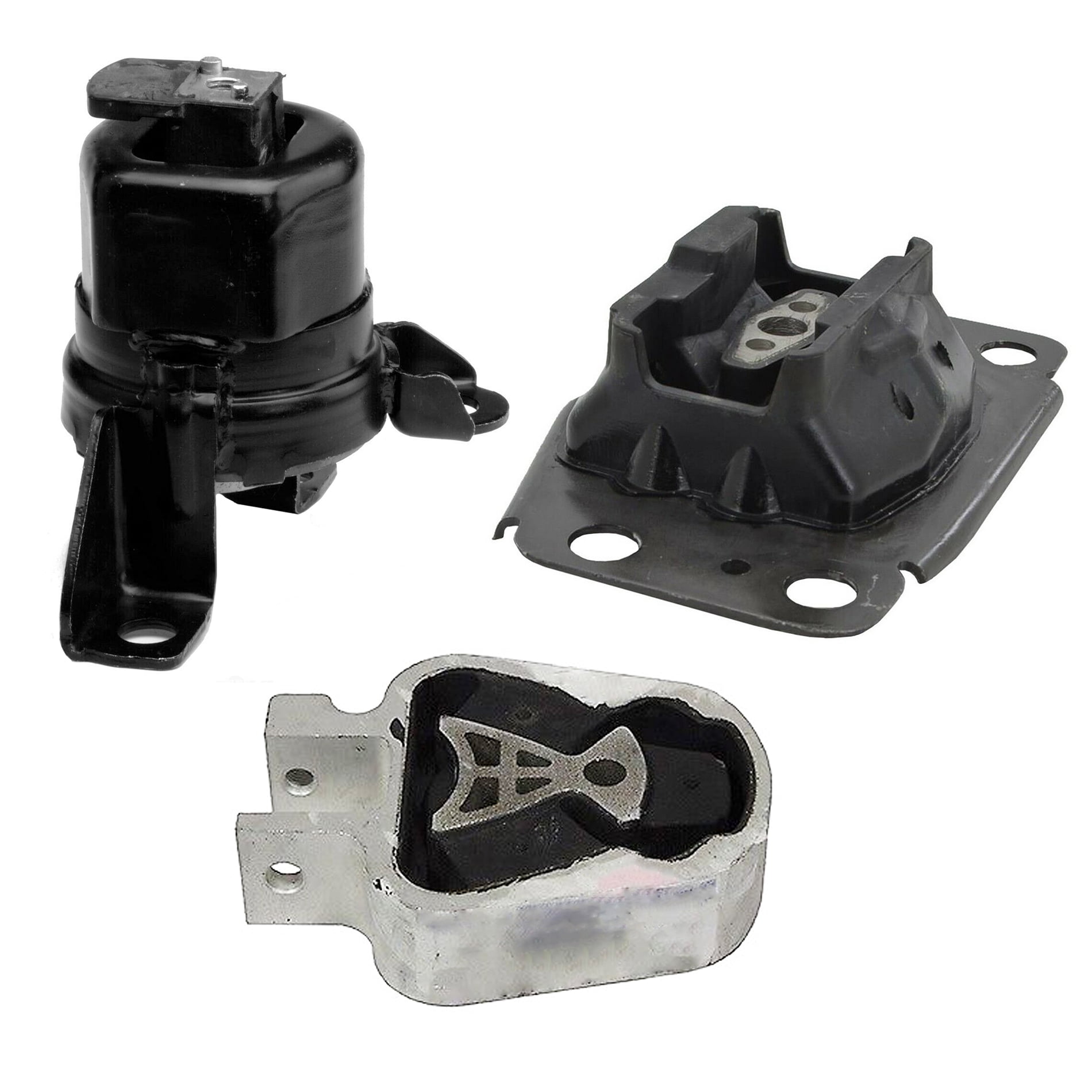 CF Advance For 13-17 Ford Fusion 2.5L 2.7L Front Engine Motor and Torque Strut Lower and Transmission Upper Mount 203336 5603 5606 Set of 3PCS 2013 2014 2015 2016 2017