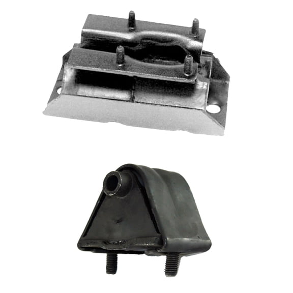 CF Advance For 86-90 Jeep Comanche Pioneer Custom XLS Wagoneer 2.5L RWD Engine Motor and Transmission Mount Set 2pcs 1986 1987 1988 1989 1990 2571 2625