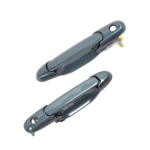CF Advance For 98-03 Toyota Sienna Front Left and Right Outside Exterior Door Handle Pair SET 2PCS Sailfin Blue Pearl 8N7 1998 1999 2000 2001 2002 2003