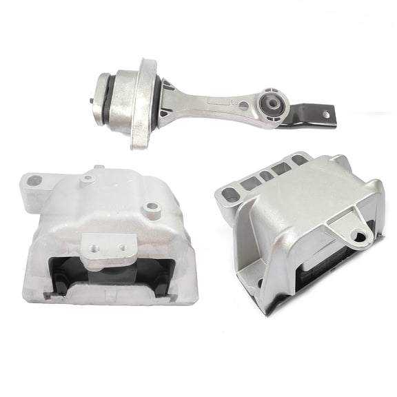 CF Advance For 98-06 Volkswagen Beetle Golf Jetta 1.8L 1.9L 2.0L Engine Motor and Transmission Mount Set 3PCS New 6935 6929 6930 1998 2000 2001 2002 2003 2004 2005 2006