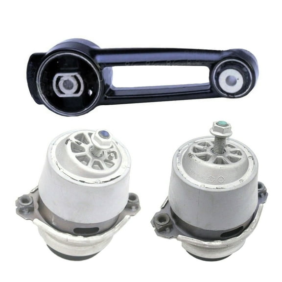 CF Advance Compatible with 03-10 Porsche Cayenne 4.5L 4.8L Engine Motor and Torque Strut Mount Set 3PCS A4907 A4906 A6989 2003 2004 2005 2006 2007 2008 2009 2010