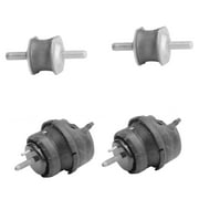 CF Advance Compatible with 08-14 Cadillac CTS 3.0L 3.6L RWD Left Right Engine Motor and Transmission Mount Set 4PCS A5747x2 A5774x2 2008 2009 2010 2011 2012 2013 2014