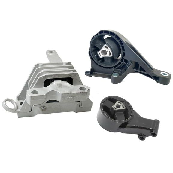 CF Advance Compatible with 10-16 Buick Allure Lacrosse Regal Verano Chevrolet Impala 2.4L Engine Motor and Transmission Mount Set 3PCS A5501 A5502 A5537 2010 2011 2012 2013 2014 2015 2016