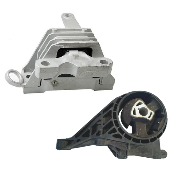 CF Advance Compatible with 10-17 Buick Allure Lacrosse Regal Verano Chevrolet Impala 2.4L Engine Motor and Transmission Mount Set 2PCS A5501 A5537 2010 2011 2012 2013 2014 2015 2016 2017