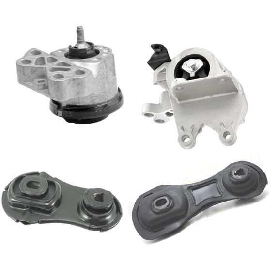 CF Advance Compatible with 10-19 Ford Flex Police Interceptor Sedan Taurus Lincoln MKS MKT 3.5L Engine Motor and Automatic Transmission Mount Set 4PCS A5771 A5751 A5568 A5569