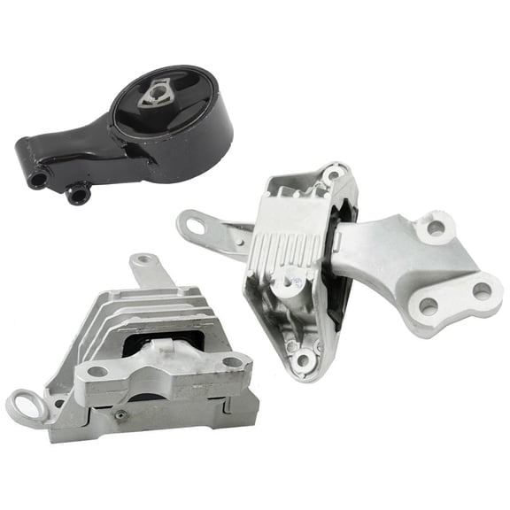 CF Advance Compatible with 12-17 Buick Verano 2.4L Engine Motor and Automatic Transmission Mount Set 3PCS A5537 A5501 A5510 2012 2013 2014 2015 2016 2017