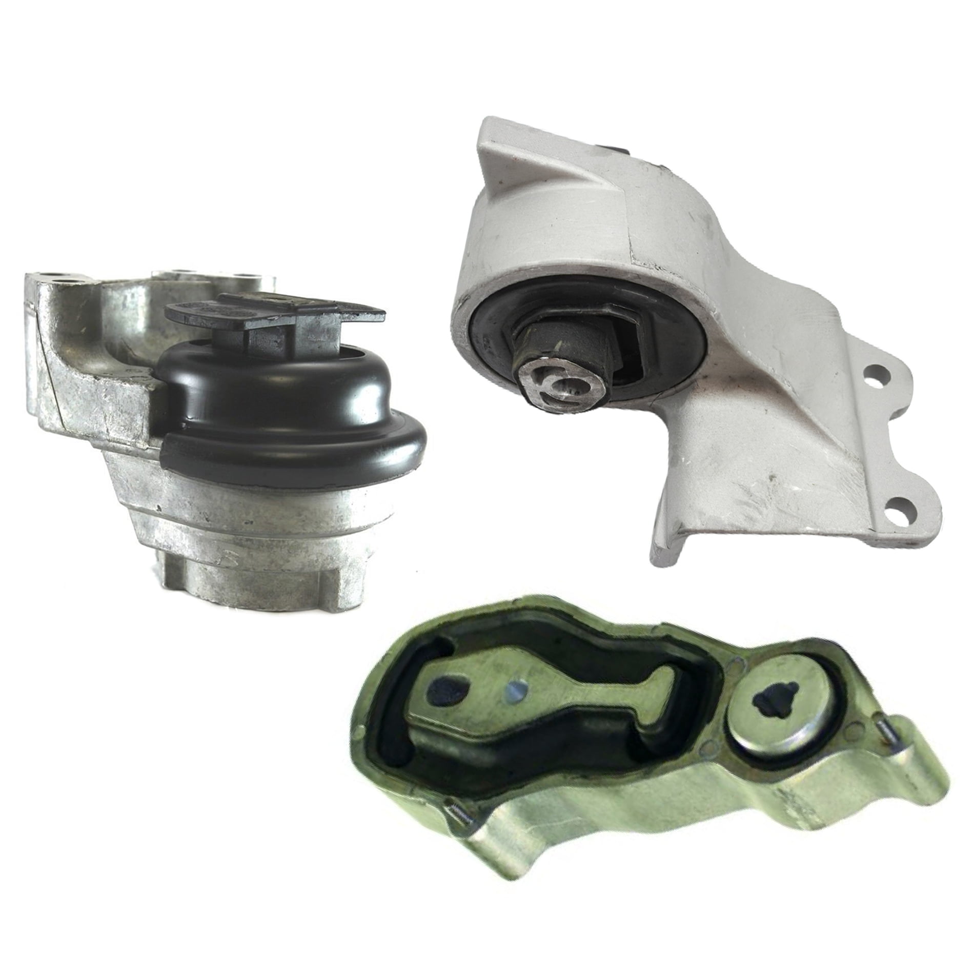 CF Advance Compatible with 13-19 Ford Flex Police Interceptor Sedan Taurus Lincoln MKS MKT 3.5L 3.7L Engine Motora and Automatic Mount Set 3PCS A5342 A5429 A5799 2013 2014 2015 2016 2017 2018 2019