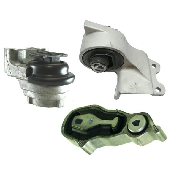 CF Advance Compatible with 13-19 Ford Flex Police Interceptor Sedan Taurus Lincoln MKS MKT 3.5L 3.7L Engine Motora and Automatic Mount Set 3PCS A5342 A5429 A5799 2013 2014 2015 2016 2017 2018 2019