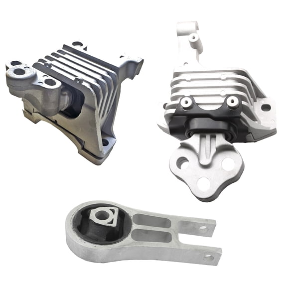 CF Advance Compatible with 14-19 Chrysler 200 3.6L Jeep Cherokee 3.2L Engine Motor and Automatic Transmission Mount Set of 3PCS A5824 203308 203380 2014 2015 2016 2017 2018 2019