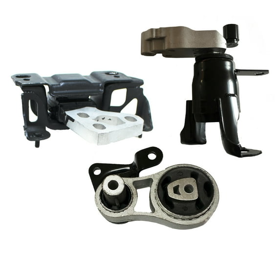 CF Advance Compatible with 14-19 Ford Fiesta 1.6L Engine Motor and MT Manual Transmission Mount Set 3PCS AM160 A5566 A5658 2014 2015 2016 2017 2018 2019