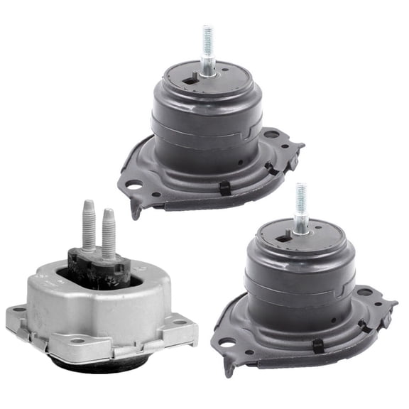 CF Advance Compatible with 14-19 Jeep Grand Cherokee 6.4L Front Left and Right Engine Motor and Transmission Mount Set 3PCS A5611x2 A5750 2014 2015 2016 2017 2018 2019