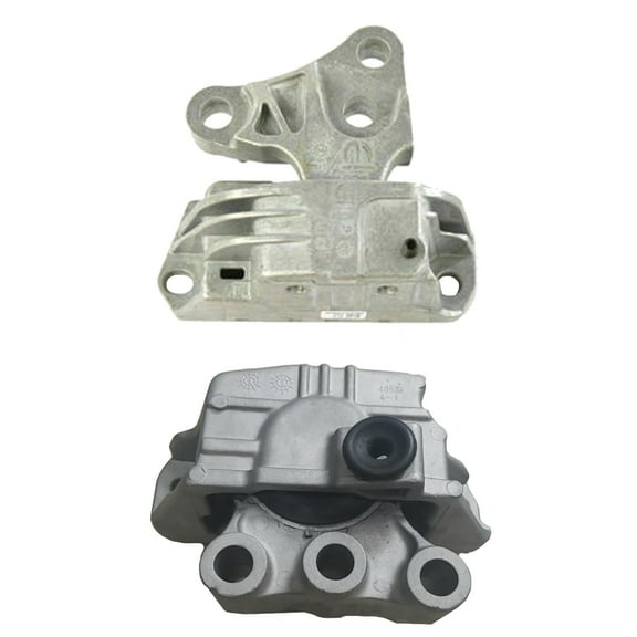 CF Advance Compatible with 15-20 Flat 500X Jeep Compass Renegade 2.4L Engine Motor and Transmission Mount Set 2PCS MK178 (3487) MK185 (3477) 2015 2016 2017 2018 2019 2020