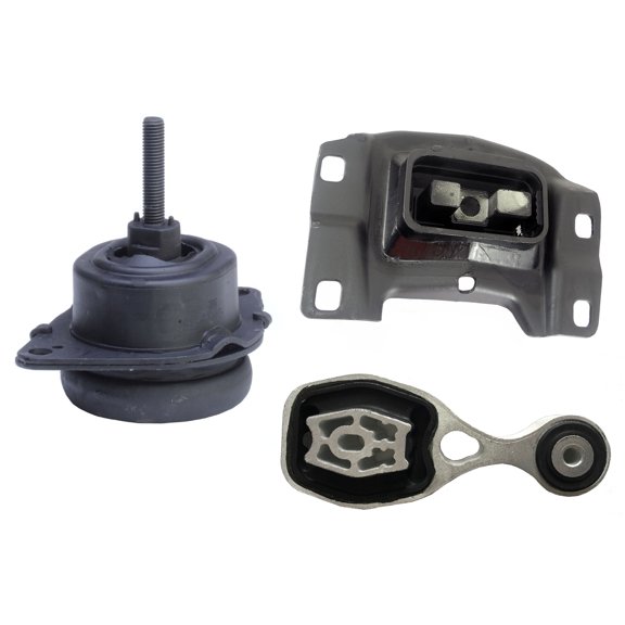 CF Advance Compatible with 16-19 Ford Explorer 2.3L L4 AWD Engine Motor and Automatic Transmission Mount Set of 3PCS 3391 A5634 A5612 2016 2017 2018 2019