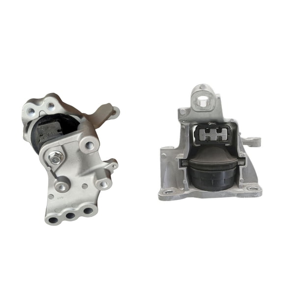 CF Advance Compatible with 17-19 Honda CR-V 1.5L 2.4L Right Engine Motor and Left Automatic Transmission Mount with Bracket Set 2PCS 10101 10093 2017 2018 2019