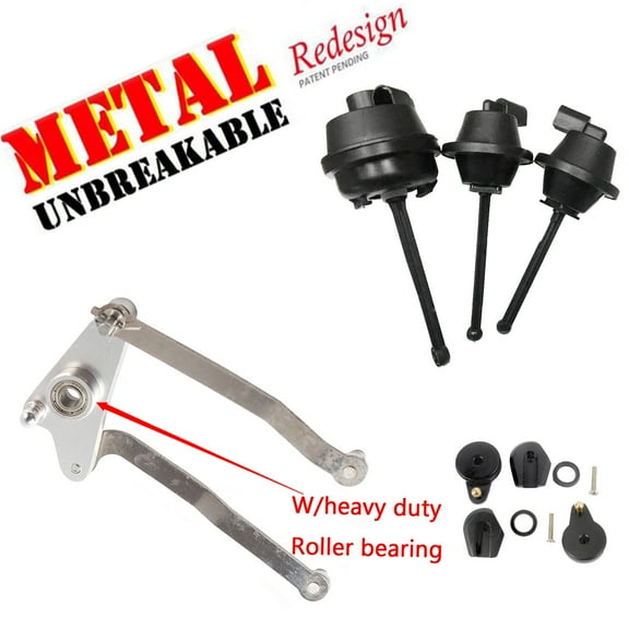 CF Advance Compatible with 2005-2011 Mercedes-Benz C230 C280 C300 C350 CLK350 E350 GLK350 GL450 ML350 R350 SLK280 SLK350 Metal Intake Manifold Air Flap Runner Bearing and Arms Repair Kit Set of 6PCS