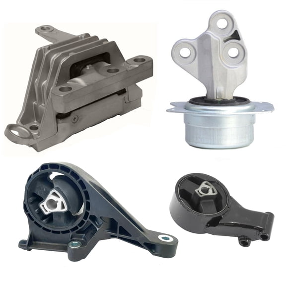CF Advance Compatible with 2010-2011 Buick Lacrosse 2.4L 2011-2013 Regal 2.4L Engine Motor and Transmission Mount Set 4pcs A5502 A5537 A5532 A5501 2010 2011 2012 2013