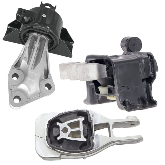 CF Advance Compatible with 2014-2017 Chevrolet Sonic 1.6L 1.8L Enigne Motor Mounts and Auto Trans Mount Set 3Pcs AM267 203293 A5597 2014 2015 2016 2017