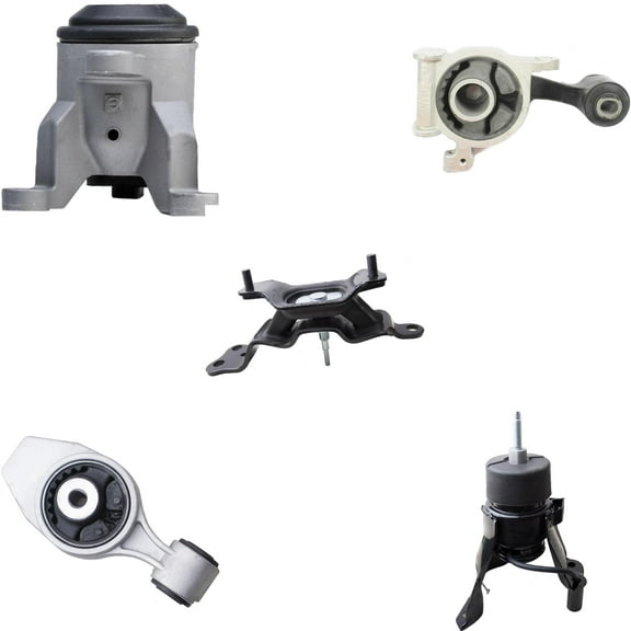 CF Advance Compatible with 2014-2019 Infiniti QX60 3.5L V6 AWD Engine Motor and Automatic Transmission Mount Set of 5PCS MK10021 (A7395) A4365HY A7386 A4373 A7383 2014 2015 2016 2017 2018 2019