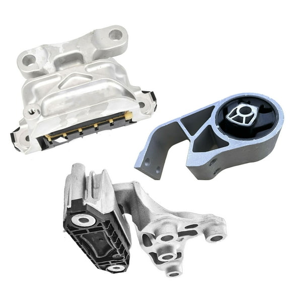 CF Advance Compatible with 2018-2022 Cadillac XT5 XT6 Chevrolet Blazer Traverse GMC Acadia 2.0L 2.5L Engine Motor and Automatic Transmission Mount Set 3PCS 3526 3525 3507