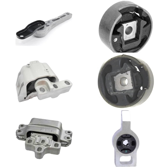 CF Advance Compatible with Audi 08-15 TT TTS 2.0L Engine Motor, Transmission and Torque Strut Mount Set 7PCS A6978x2 A4925 A6929 A6966 A6960HY A4909 2008 2009 2010 2011 2012 2013 2014 2015