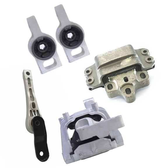 CF Advance Compatible with Audi Q3 15-18 2.0L GAS Engine Motor, Transmission and Torque Strut Mount Set 5PCS A4908 A6978x2 A6960HY A4911 2015 2016 2017 2018
