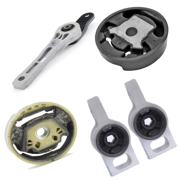 CF Advance Compatible with Audi TT 2010-2013 2.0L Engine Motor and Torque Strut Mount for Automatic Transmission Set 5PCS A4925 A4909 A6966 A6978x2 2010 2011 2012 2013