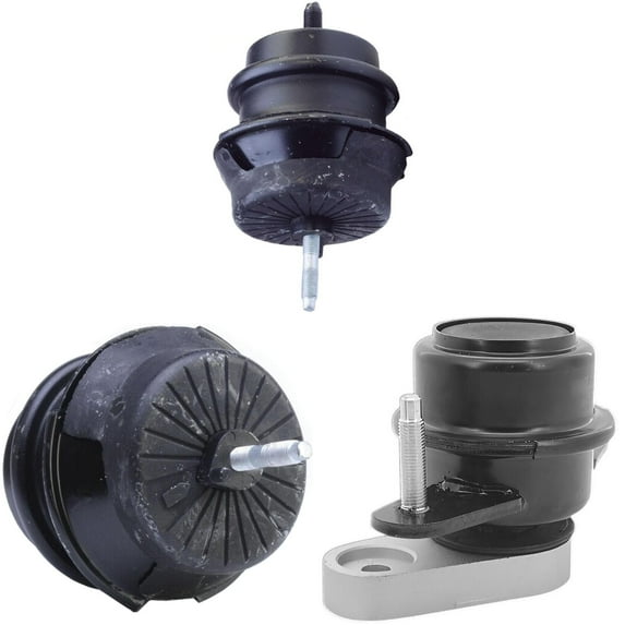CF Advance Compatible with Infiniti 07-17 EX35 EX37 FX35 FX37 G25 G35 M37 Q40 Q60 QX50 QX70 2.6L 3.5L 3.7L RWD Front Engine Motor and Rear Automatic Transmission Mount Set 3PCS A7389 A7371x2