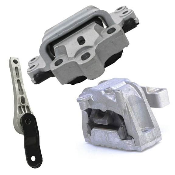 CF Advance Compatible with Volkswagen CC, Passat CC 09-17 3.6L Engine Motor, Transmission and Torque Strut Mount Set 3PCS A4905 A4911 A4917 2009 2010 2011 2012 2013 2014 2015 2016 2017