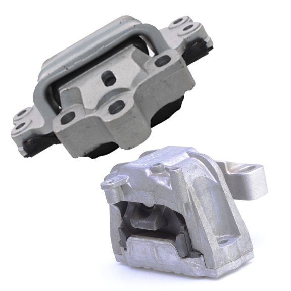 CF Advance Compatible with Volkswagen CC, Passat CC 09-17 3.6L Right Engine Motor and Left Transmission Mount Set 2PCS A4905 A4917 2009 2010 2011 2012 2013 2014 2015 2016 2017