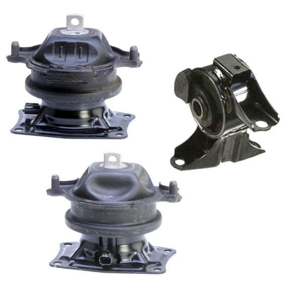 CF Advance Compatible with 09-15 Honda Pilot Front Rear Right Engine Motor Mount 3.5L V6 4355 65077EL 65078EL 2009 2010 2011 2012 2013 2014 2015
