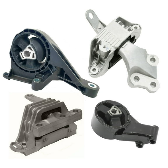 CF Advance Compatible with 12-17 Buick Verano 2.4L Set 4Pcs Engine and Transmission Mount A5510 A5537 A5502 A5501 2012 2013 2014 2015 2016 2017