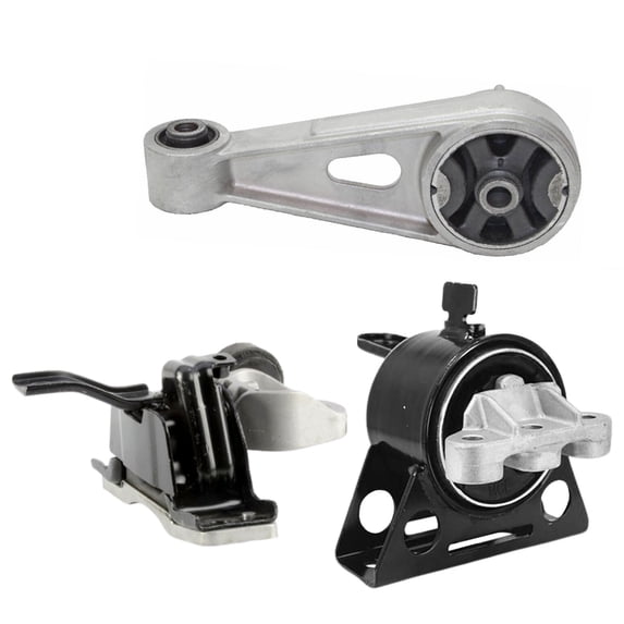 CF Advance Compatible with 13-15 Chevrolet Spark 1.2L Engine Motor and Transmission Mount Set 3PCS A5511 A5512 A5521 2013 2014 2015