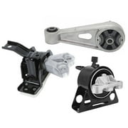 CF Advance Compatible with 13-15 Chevrolet Spark 1.2L Engine Motor and Transmission Mount Set 3Pcs A5647 A5521 A5512 2013 2014 2015