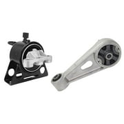 CF Advance Compatible with 14-15 Chevrolet Spark 1.2L Engine Motor and Torque Strut Mount Set 2PCS A5512HY A5521 2014 2015