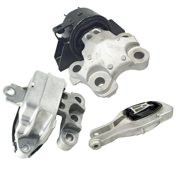 CF Advance Compatible with 16-19 Buick Encore Chevrolet Trax 1.4L Engine Motor and Automatic Transmission Mount Set 3PCS 2016 2017 2018 2019