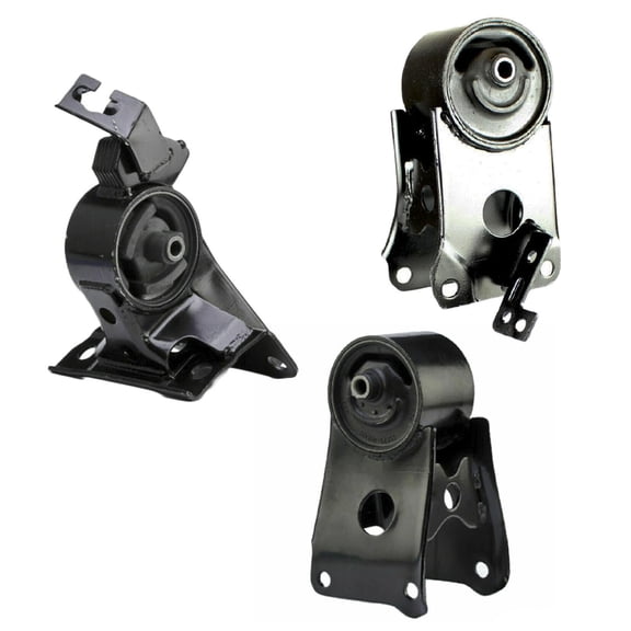 CF Advance Compatible with 2002 Nissan Maxima 3.5L Rear, Right Engine Motor and Left Automatic Transmission Mount Set 3PCS A4359 A7304 A7338
