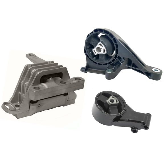 CF Advance Compatible with 2013-2014 Chevrolet Impala Malibu 2.4L AUTO Engine Motor and Transmission Mount Set 3pcs A5537 A5501 A5502 2013 2014