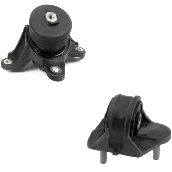 CF Advance Compatible with Acura 12-14 TL 3.5L 3.7L Left Lower and Left Upper Automatic Transmission Mount without Bracket Set 2PCS 2012 2013 2014