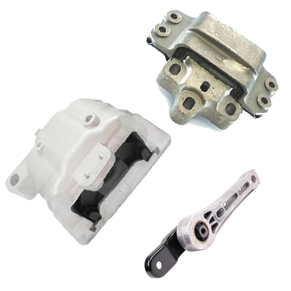 CF Advance Compatible with Audi Volkswagen 2008-2017 TT TTS Quattro CC Passat 2.0L Engine Motor and Transmission Mount Set 3PCS A4909 A6929 A6960HY