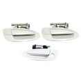 thumbnail image 1 of CF Advance For 02-06 Nissan Altima QX3 Satin White Pearl Front Pair and Rear Right Set 3PCS Outside Door Handle 2002 2003 2004 2005 2006, 1 of 6