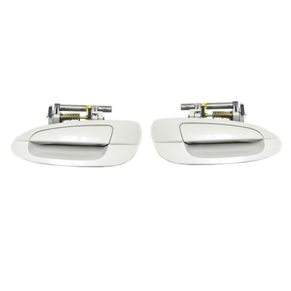 CF Advance For 02-06 Nissan Altima QX3 Satin White Pearl Rear Pair Set 2PCS Outside Door Handle 2002 2003 2004 2005 2006