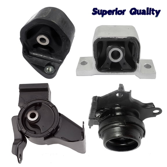 CF Advance For 03-06 Honda Element 2.4L Engine Motor and Automatic Transmission Mount Set of 4PCS 2003 2004 2005 2006 4504 4573 6597 65006