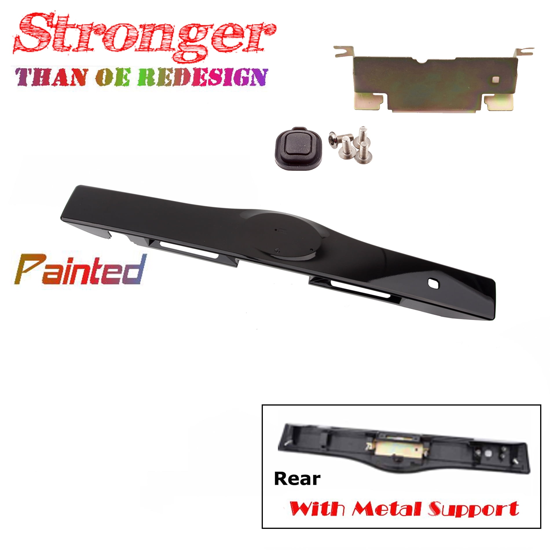 Exterior Tailgate Liftgate Handle Garnish Primed Black For 2004-2009 Toyota Prius | Direct Fit Replacement | High-Quality Plastic | 1-Year Warranty