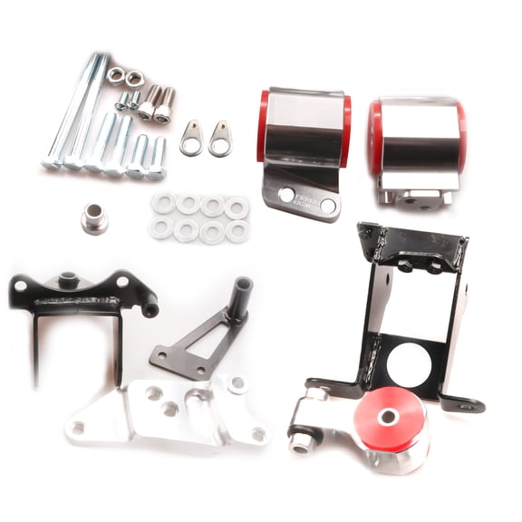 CF Advance For 06-11 Honda Civic Acura CSX Si Billet Aluminum Engine Motor Mount Swap K20 K24 FA FG 2006 2007 2008 2009 2010 2011